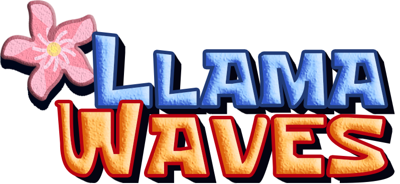 Llama Waves Logo